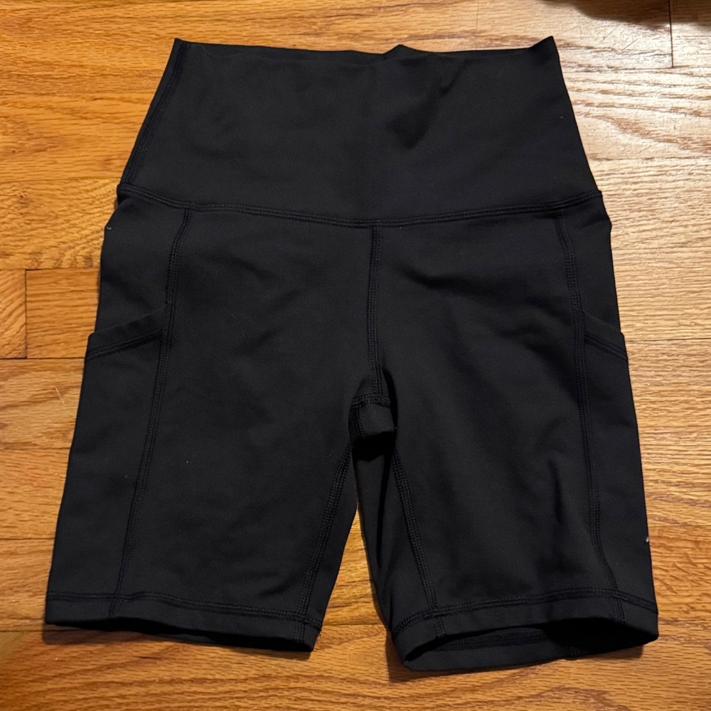 AERIE Women's Black High-Waisted Shorts